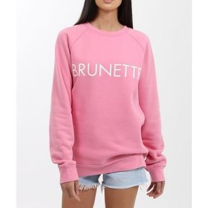 Pink Brunette the Label Sweatshirt